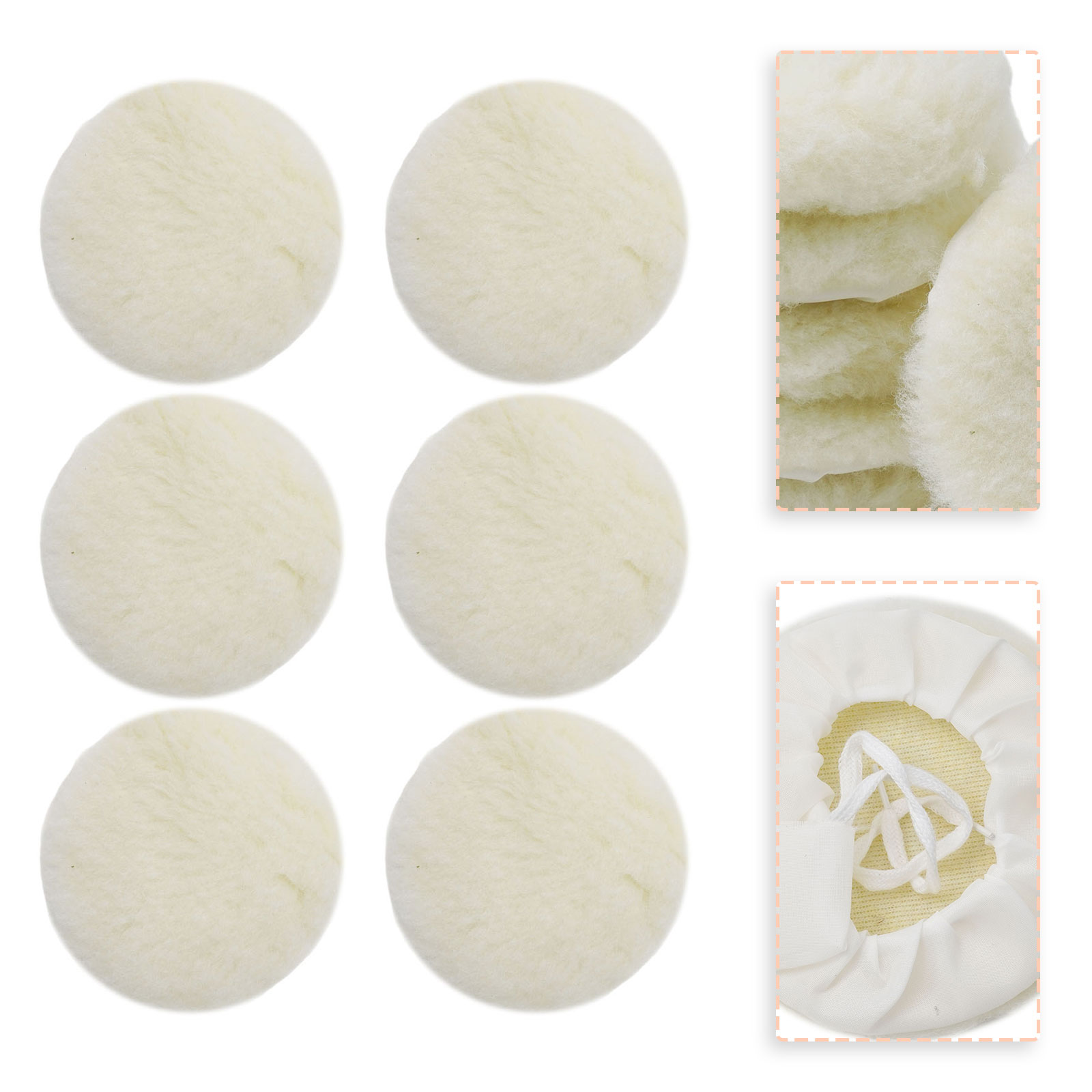 Polish Pad Set Buffer - مجموعة منصات التلميع 125 مللي متر